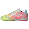 X Speedflow .1 Round Toe High-End Low-Top TF (Rubber Studs) Slip-Resistant Durable Fit Soccer Shoes Men Soccer Shoes Silver Pink Yellow GX3771