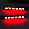 Rear Bumper Light Compatible with Toyota Wigo Agya Car Accessories Bumper Reflector Daytime Running Brake Light Modification