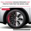 4PCS Wheel Cover for Tesla Model Y 2020-2024 Automobile 19 Inch New Blade Hubcap Wheels Cover Full Rim Hub Caps Accessories