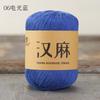 50g Summer New Product Hand-woven Hemp Hollow Thread Hollow Lace Medium Thick Linen DIY Knitting Hat Sun Hat Wool Ball Yarn