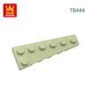 79Pcs/Lot 78443 6x2 Right Wedge Plate Building Blocks Moc Accessories Compatible With Assembles Bricks Children Toys Gift