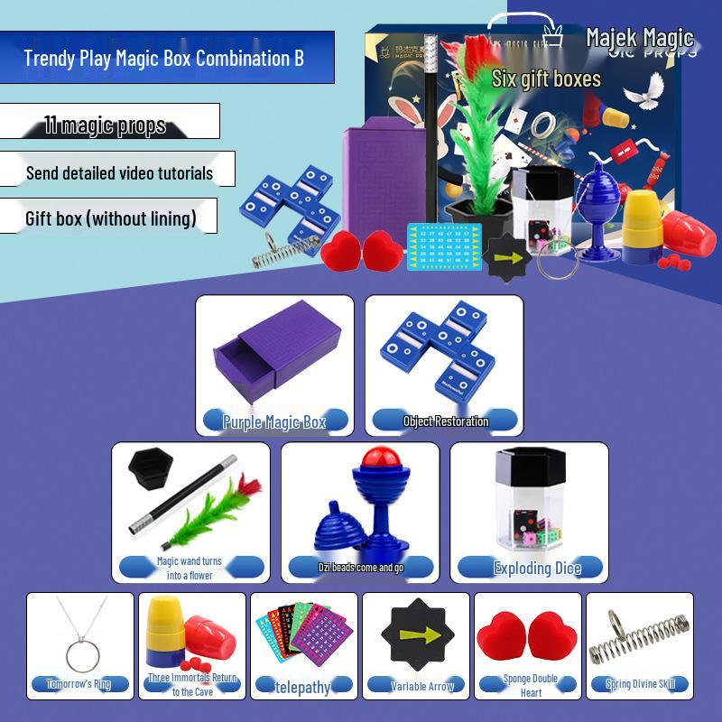 Magic Props Set: Educational Performance Kit for Boys and Girls - Perfect Festival or Birthday Gift