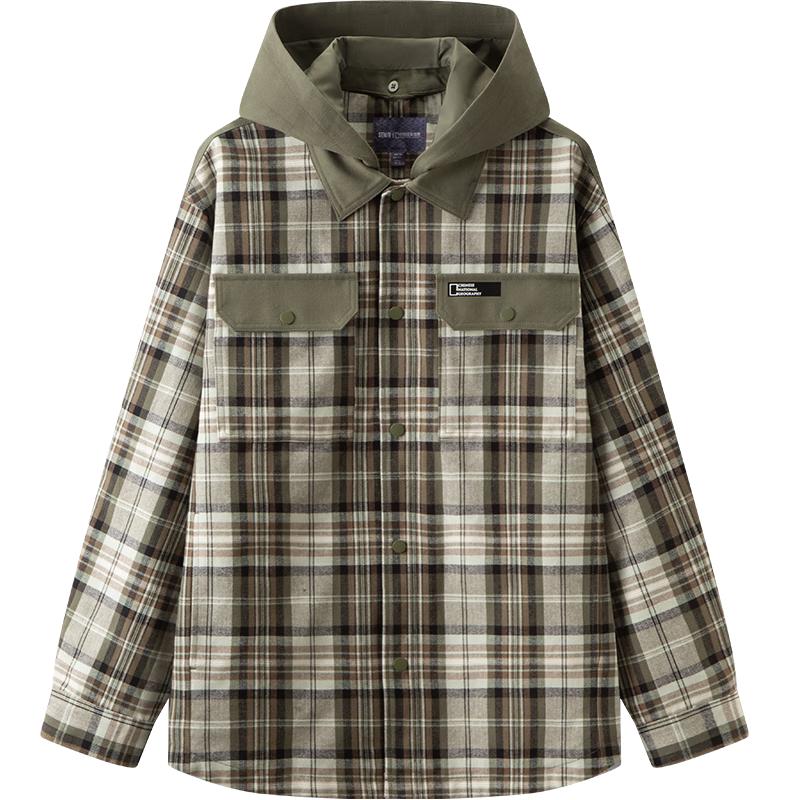 Semir Men's 2025 Spring Geographic Series Plaid Jacket