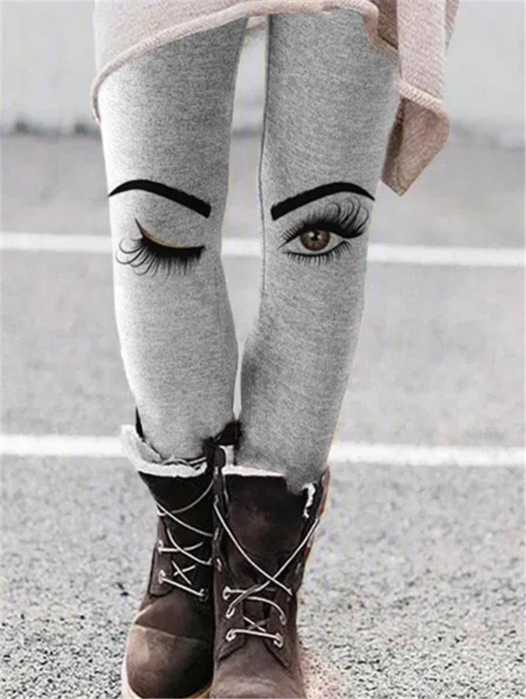 

Multi-platform High-Waisted Fashion Printed Leggings for Women XL