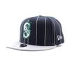[New Era] Cap 9FIFTY Snapback VINTAGE STRIPE SNAPBACK CAP Hat 950 MiLB MLB Minor League (Seattle Mariners) [Used]