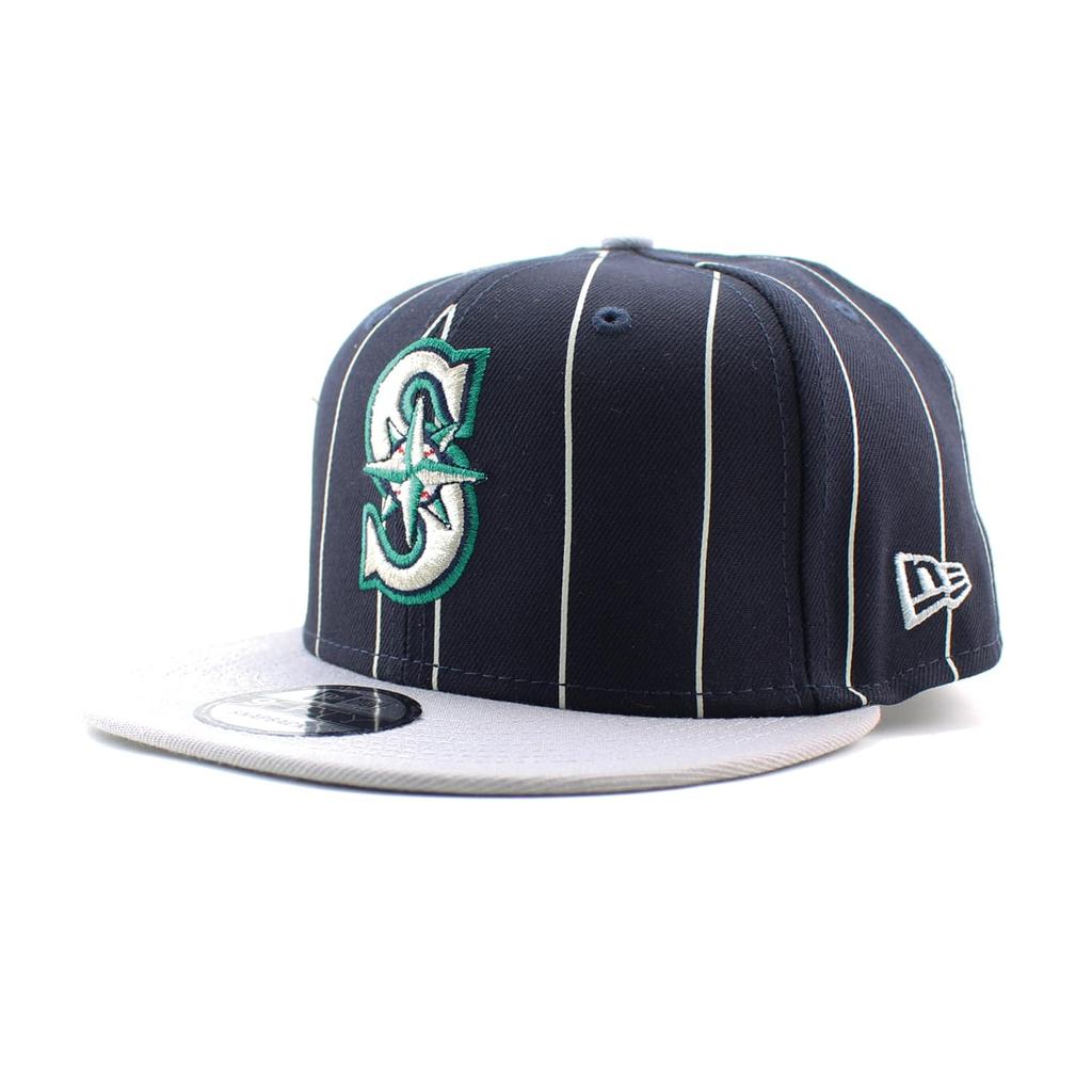 [New Era] Cap 9FIFTY Snapback VINTAGE STRIPE SNAPBACK CAP Hat 950 MiLB MLB Minor League (Seattle Mariners) [Used]