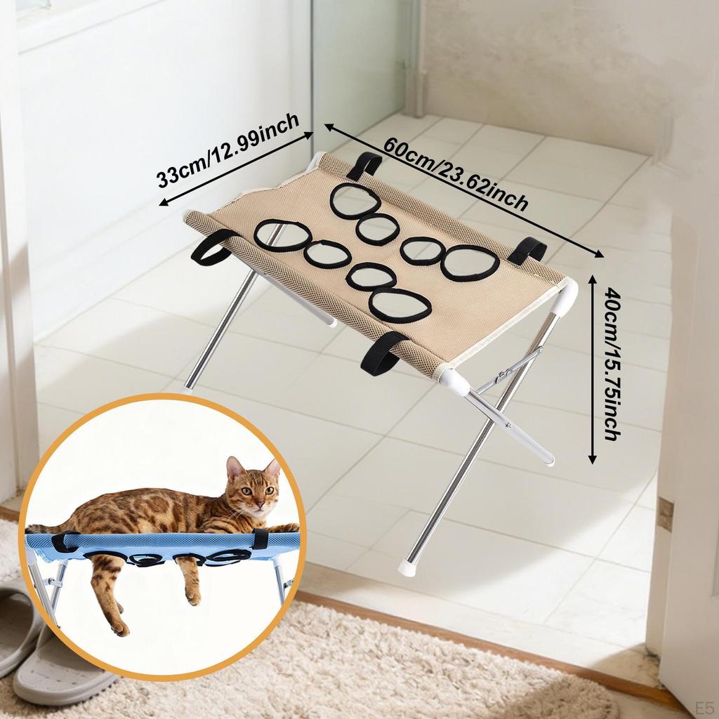 Haustierpflege-Hängematte mit und Acht-Loch-Aufhängegurt für, Ideal für Geschäfte, Badezimmer