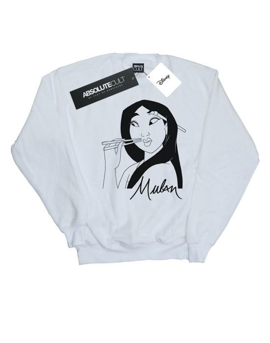 Disney Womens/Ladies Mulan Chopsticks Sweatshirt