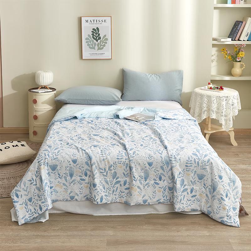 

Jieliya Monet s Garden Printed Antibacterial Quilt