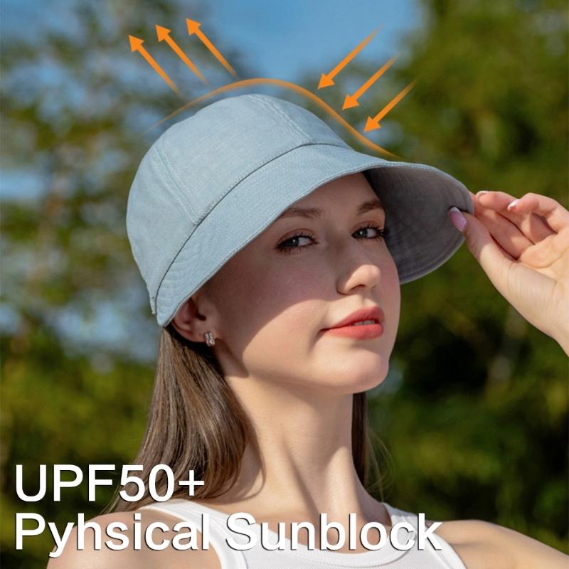 Quick Dry Unisex Wide Brims Cap Sun Protective Moisture Wicking Design Floppy Hat For Summer Beach Activity Camping