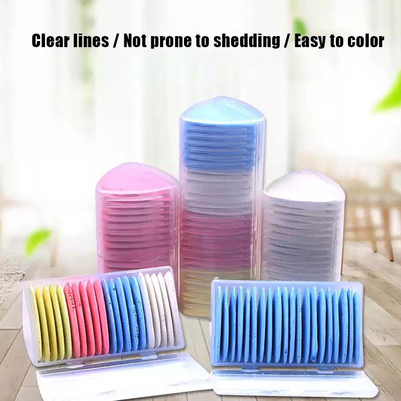 Colored Sewing Chalk Kit Triangular Box Garment Marking Tools And Accessories(Sold In Sets Of 30)