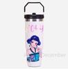 30Oz K-Pop Portable Car Cup Stainless Steel Thermos Cup with Straw Travel Sports Water Bottle with Handle Cover Coffee Vacuum Flask