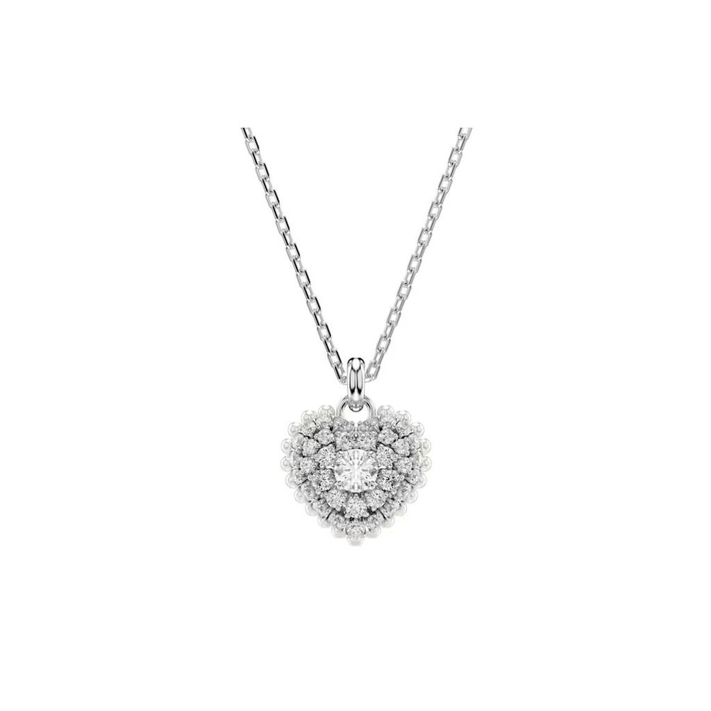 Swarovski Idyllia Heart Pendant Necklace Women Necklace Silver 5684386