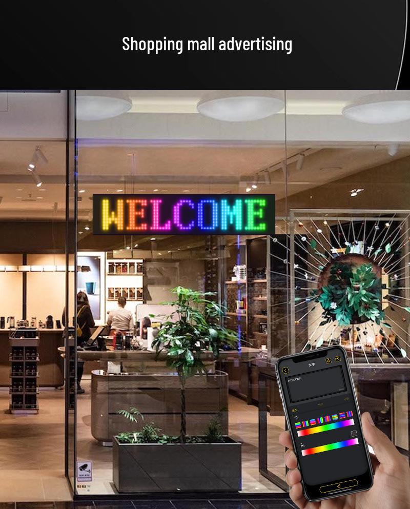 Truck Devil Eye Dynamic LED Light: Smart Car Sticker with LED Screen