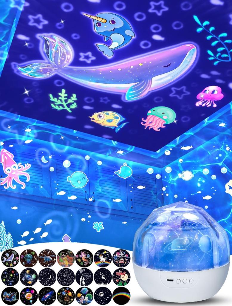 This Planetarium Projector Features 21 Projection a Popular and and Ocean Image for Home and Can Also Be Used As a Night Light or Bedside It Features