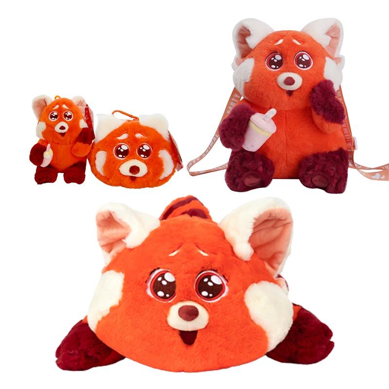 Disney Red Panda Plush Toy With Transforming Feature