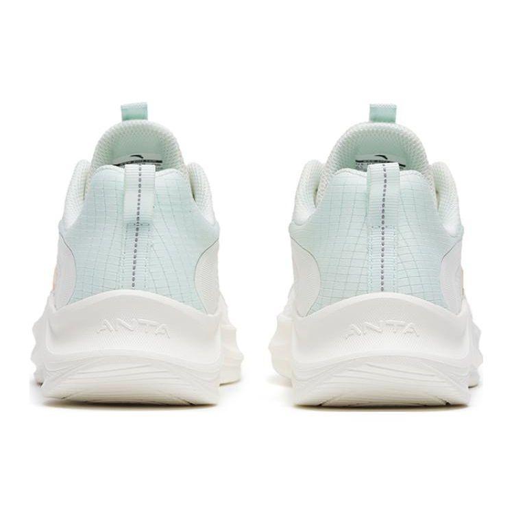 Anta Casual Versatile Shock Absorbing Non-Slip Wear-Resistant Lightweight Rebound Low-Top Running Shoes Women sneaker White Blue 922525558F-1