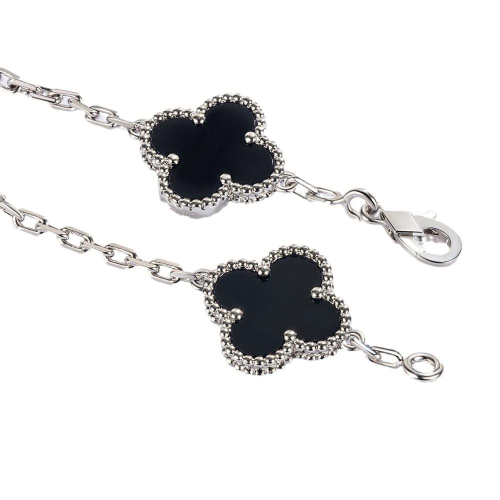 Bracelet Trèfle à Quatre Feuilles Version Haute Bracelet Cinq Fleurs Féminin Haut de Gamme Nouveau Bracelet