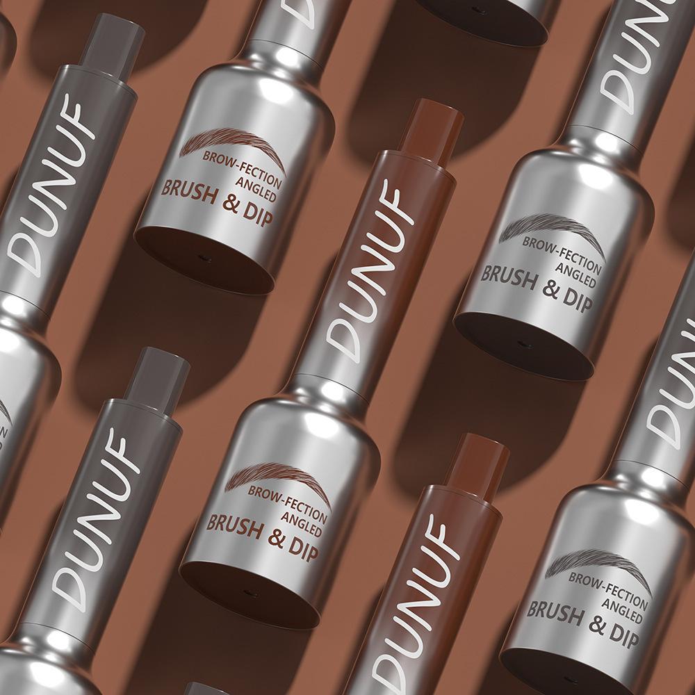 Brow Tint Dye with Brush Applicator – Fine Dye-by-Roots Formula for Long-Lasting, Natural, Fluffy Brows – Waterproof, Smudge-Proof