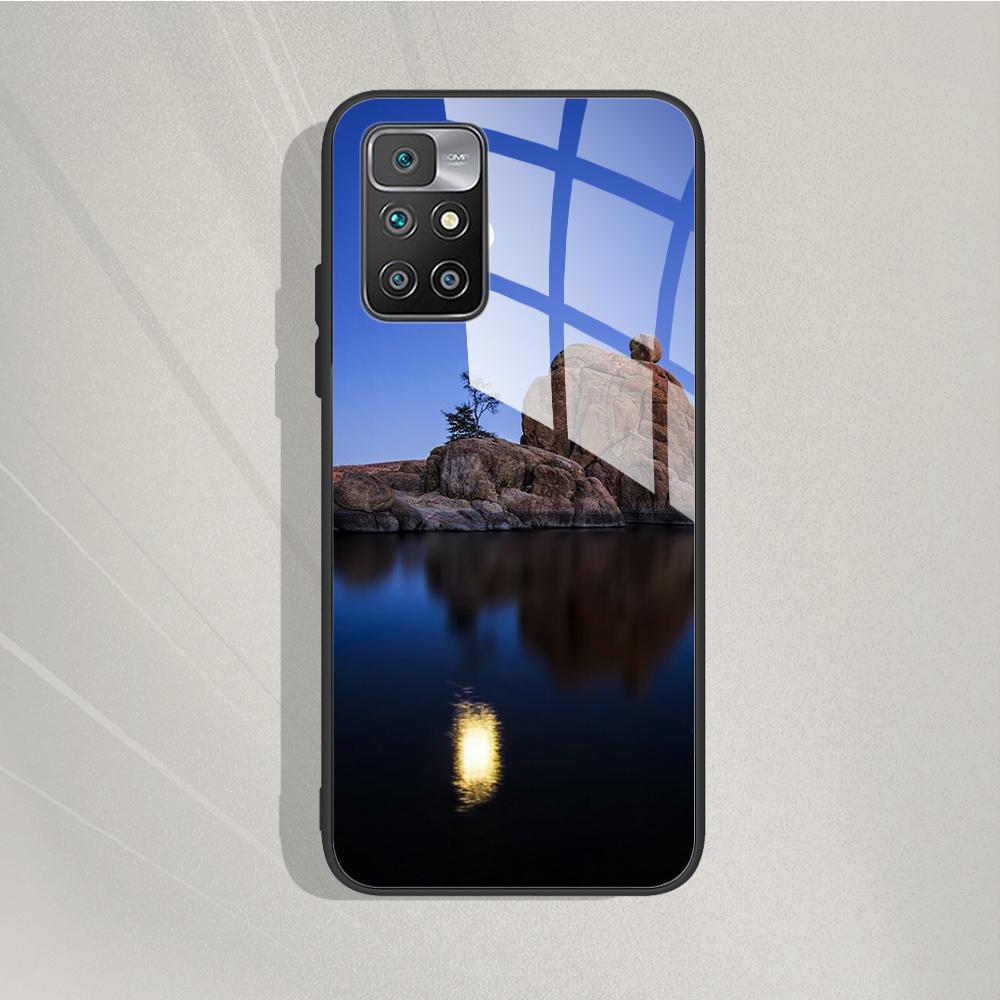 For Xiaomi Poco M4 Pro Case 5G Poco M4 Pro 4G Cool Tempered Glass Cover Phone Case For Poco X4 Pro 5G Bumper Protective Capa
