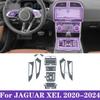 For Jaguar XEL -2024 Car Interior Center Console Transparent TPU Protective Film Anti-scratch Sticker
