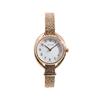 Authorized Dealer Matow Watch MW001002KK2RG White Shell Dial Shiki Gold Flower Round Rose Gold Mesh Strap [MATOW] Women's