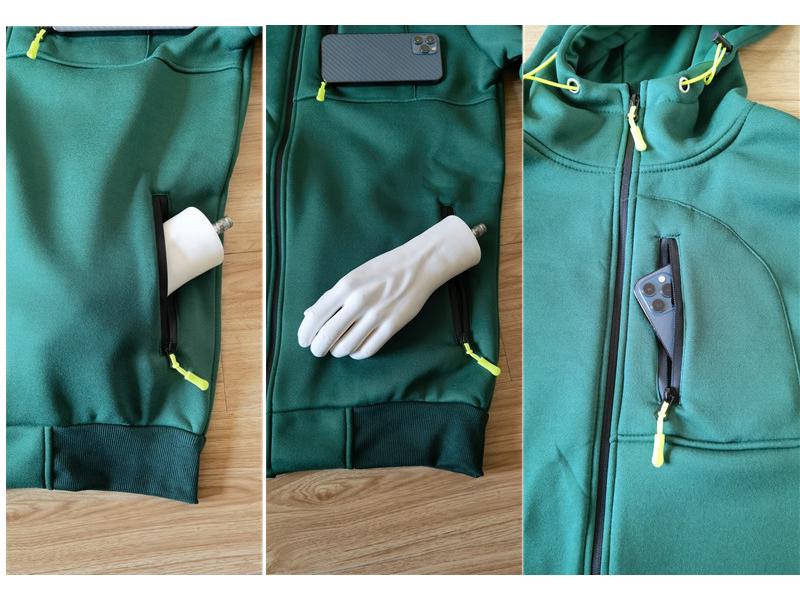 Men's Plus Size Hooded Zip-Up Sweatshirt Jacket for Autumn/Winter