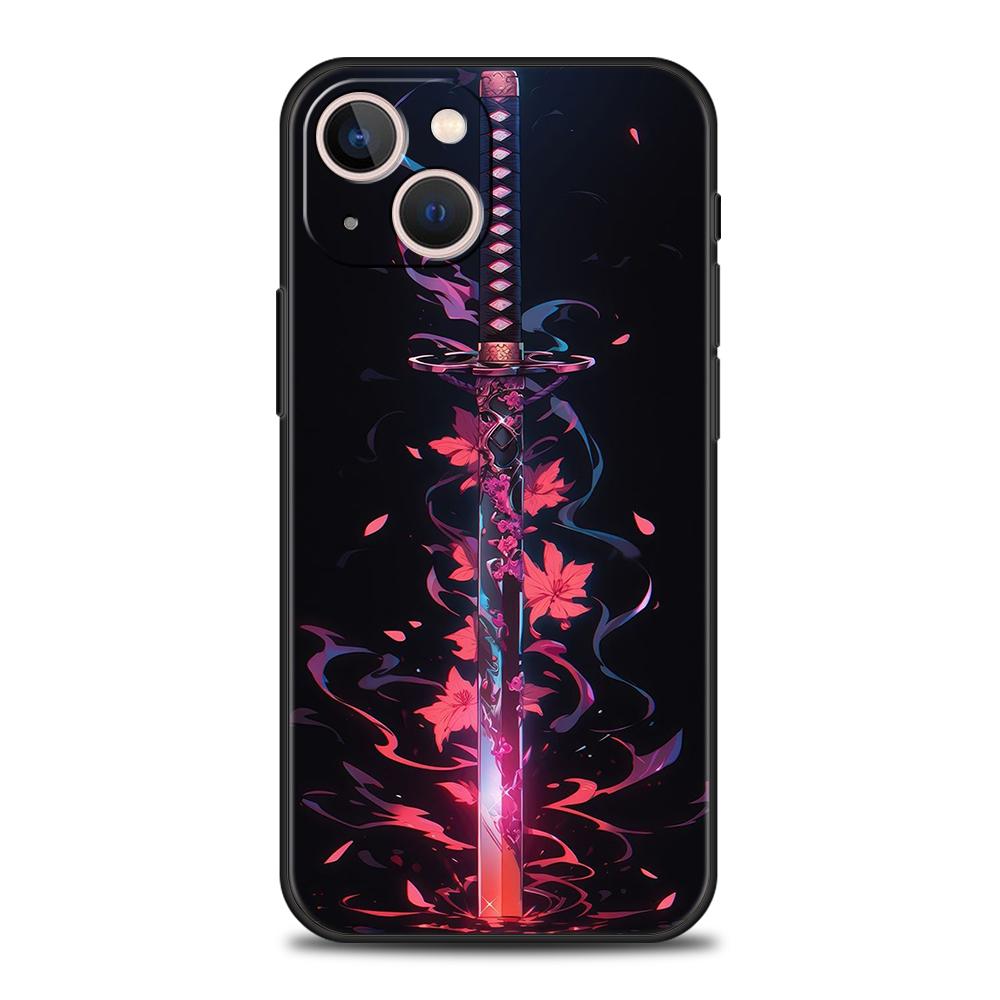Phone Case Cover for iPhone 17 16 15 14 13 12 Pro Max 11 Pro Max 17AIR Plus Shockproof Soft TPU Shell The Sword Creative Pattern