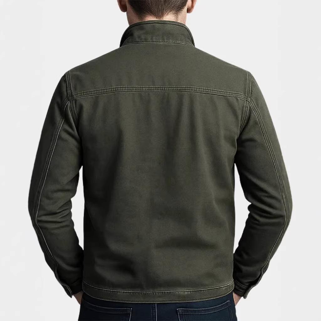 Giacca da lavoro vintage da uomo Cardigan casual ampio da uomo Cappotto Capospalla retrò alla moda Abbigliamento quotidiano Cappotti cargo da strada