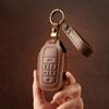 Applicable Toyota Key Cover Senna Domineering El Favell Method Handmade Leather Car Creative Key Bag Cowhide