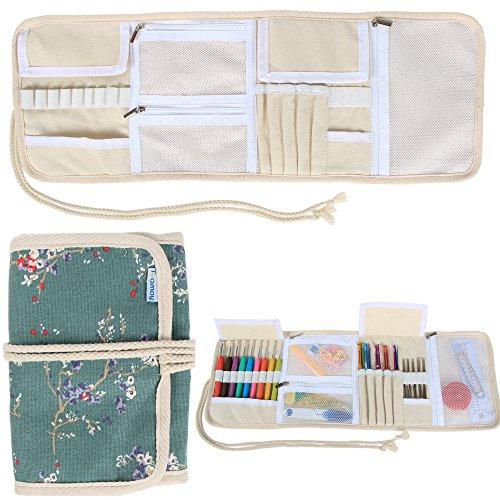 

Teamoy Affordable Crochet Hook Storage Case, Perfect for Crocheting and Knitting Supplies, Storage, Travel, and Gifting (Needles Not Included) - Plum