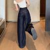 Koreanische Y2K High Waist Oversized Grunge Streetwear Jeans für Damen Lässige Baggy Pocket Hose Denim Hose mit weitem Bein