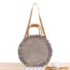 Minimalistischer Stil Handgefertigte Gewebte Papierseiltasche - Dual-Use Handtasche & Schultertasche