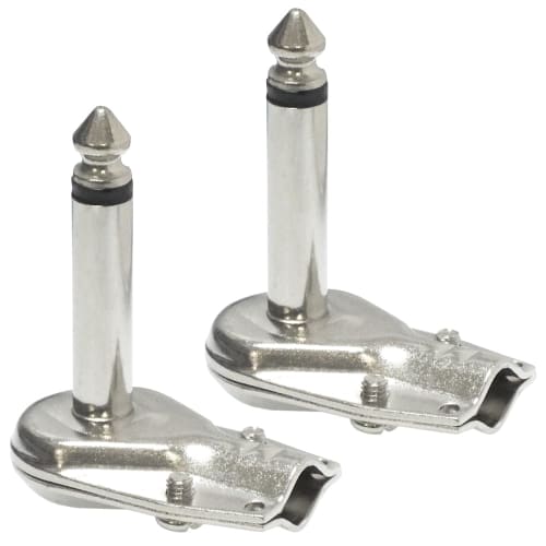 KAUMO Mono Phone Plug L-Shaped Patch Cable DIY Kit (Set of 2)