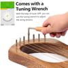 7-String Lyre Harp Ancient   Lyres Terminalia Wood String Instrument with Carry BagCelsius Extra String SetCelsius Tuning WrenchCelsius Cleaning C