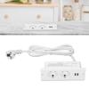 Embedded Power Outlet 2 USB 2  10A Ports Recessed Desk Socket In Desk Power Hub with 1.5m Cable