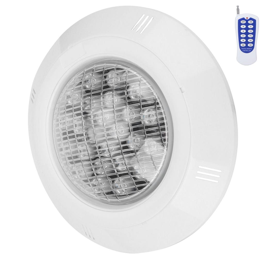 24LED Colorful Swimming Pool Light RGB Underwater Light AC12V 24W Waterproof Landscape Lamp