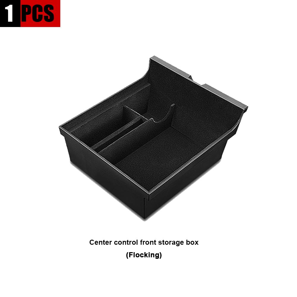 For Tesla Model 3  Model Y 2022 Storage Box Center Armrest Hidden Box Cup Holder Interior Organizer Car