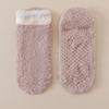 Women's Thick Warm Non- Sleep Socks for Indoor Home, Color Block, Non-Shedding