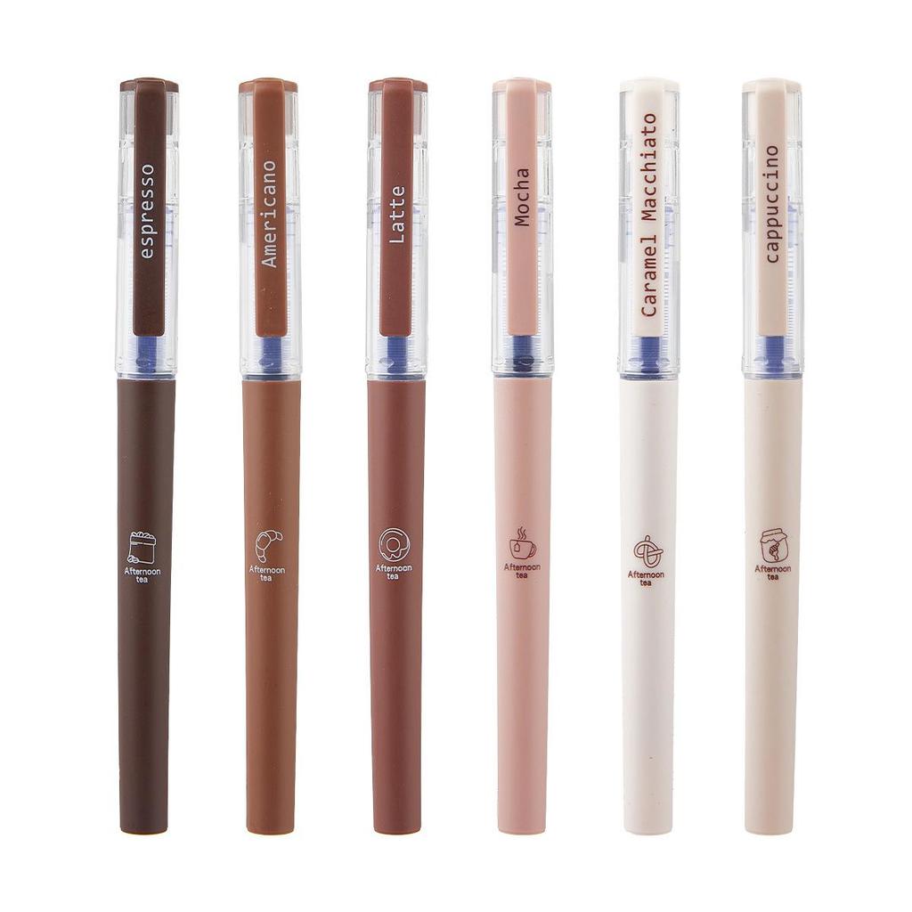 Cute Black Gel Pen - 0.5mm Quick-Drying, High Value, Carbon Neutral, Straight Liquid Ballpoint