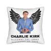 Charlie Kirk Bold Patriotic Stars Pillow Case  Novelty Pillow Cover Custom Pillowcases For Office Car Home Decor