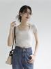 Wireless Bra Integrated Modal Square Neck Cool T-Shirt with Chest Pad