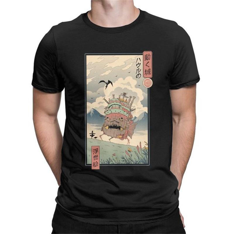 Funny Catzilla Japan Cat Kitten Lover Men T Shirt Male Casual Tees Summer Oversized Tshirt Harajuku Shirt Men Cotton T-shirt