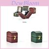 Vintage Velvet Jewelry Box With Multi Layer Design For Ring Storage And Gift Packaging