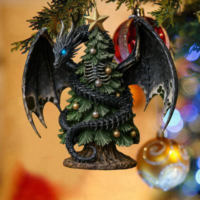 Dragon Christmas Tree Charm Ornament Festive Atmosphere Christmas Home Accents Decoration Party Accessories