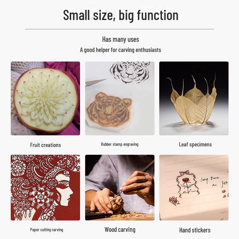 Multi-Function Aluminum Alloy Utility Knife for Carving, Paper Cutting, and Wallpaper