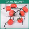 Ornaments Persimmon Simulated Room Decoration Artificial Plants Prop Photography