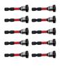 10 Piezas Broca Magnética para Fijar Tornillos PH2 Broca Magnética para Destornillador con Collar de Aluminio Extraíble