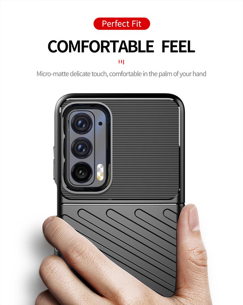 For Motorola edge 5G UW Cases,Drop Protective Cover Anti-scratch Shock-Absorption Flexible TPU Rubber Case For Moto Edge