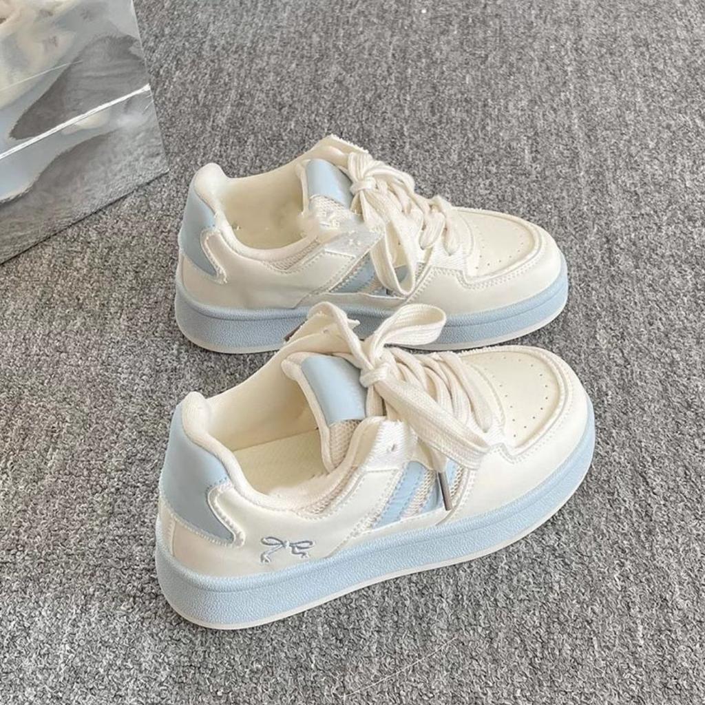 High-value casual board shoes women's new platform white shoes trendy versatile niche bread shoes
